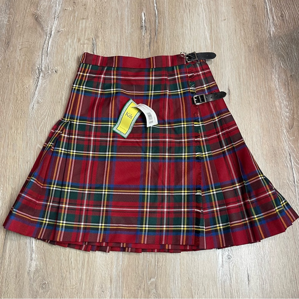 The Kilt Women's Stewart Royal Tartan Deluxe Kilt Red Size 10 Style A00174